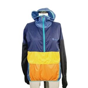 Cotopaxi Teca Half-Zip Windbreaker Women's S‎ Colorblock Jacket Hooded Packable